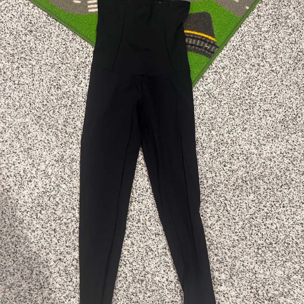 Elegant Black High-Rise Leggings